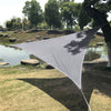 Outdoor Water Resistant Triangle Sun Sail Canopy for Porch Yard