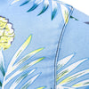 Turn-down Collar Pineapple Printed Short Sleeves Men Shirt