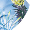Turn-down Collar Pineapple Printed Short Sleeves Men Shirt