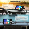 ZEEPIN X1 In-car DAB+ Receiver with 3M Antenna 2.8 inch LCD Screen 4 Modes of Music Playing Hands-free Call Function