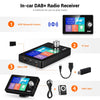 ZEEPIN X1 In-car DAB+ Receiver with 3M Antenna 2.8 inch LCD Screen 4 Modes of Music Playing Hands-free Call Function