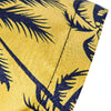 Turn-down Collar Coconut Tree Print Men Shirt