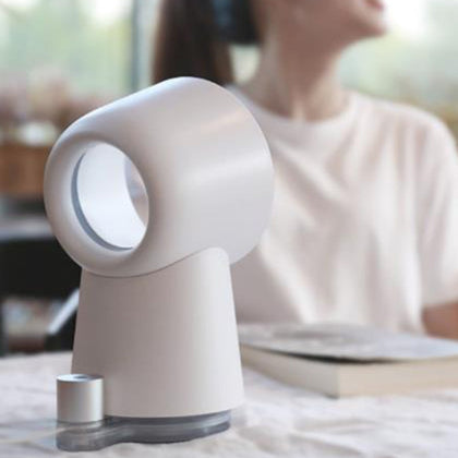 3 in 1 Mini Bladeless USB Desktop Fan Humidifier LED Light from Xiaomi youpin