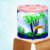 5L USB LED Fish Tank Half Moon Mini Aquarium Acrylic Capacity
