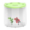 5L USB LED Fish Tank Half Moon Mini Aquarium Acrylic Capacity