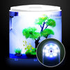 5L USB LED Fish Tank Half Moon Mini Aquarium Acrylic Capacity