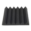 6pcs Acoustic Foam Panels Studio Soundproof Wedge Pads 30 x 30 x 5cm