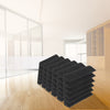 6pcs Acoustic Foam Panels Studio Soundproof Wedge Pads 30 x 30 x 5cm