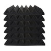 6pcs Acoustic Foam Panels Studio Soundproof Wedge Pads 30 x 30 x 5cm