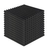 12pcs Acoustic Foam Panels Studio Soundproof Wedge Pads 30 x 30 x 2.5cm