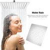 12 inch High Pressure Ultra Thin 201 Stainless Steel Square Rain Shower Head