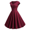Sweetheart Neck Vintage Fit and Flare Dress