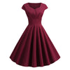 Sweetheart Neck Vintage Fit and Flare Dress