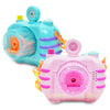 Kids Cartoon Electric Bubble Camera Toy Light Music