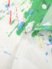Long Sleeves Splatter Painting Print Button Shirt