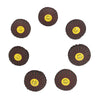 7pcs Cloth Wire Striping Polishing Wheel Wood Carving Sanding Accessories