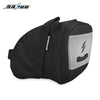 SAHOO Bicycle Tail Bag Large Capacity Reflective Logo 600D Twill