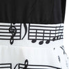 V Neck Musical Note Print  Sleeveless Women Dress