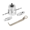 Double Chrome-plating Head Metal Sheet Nibbler Cutter Drill Tool