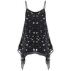 Star Print Casual Asymmetric Cami Top for Woman