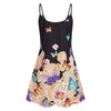 Butterfly Flower Cami Tunic Women Dress