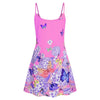 Butterfly Flower Cami Tunic Women Dress