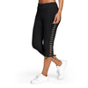 Lace Up Skinny Crop Leggings
