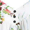 Women Spaghetti Strap Flower Pattern Top