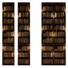 DZMT061 Book Marine Creative 3d Stereo Door Wall Sticker 2pcs