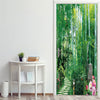 DZMT079 Bamboo Forest View Creative Door Sticker 2pcs