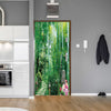 DZMT079 Bamboo Forest View Creative Door Sticker 2pcs