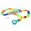 192PCS NO.258 DIY Racing Track Assembly Flexible Twister Car