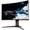 AOC CQ27G1 Monitor Curved Liquid Crystal Display 27 inch 2560 x1440P 3000:1 144Hz Refresh Rate 2 x HDMI + DP + 3.5mm Audio