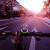 USB Rechargeable LED Bicycle Headlight with Horn Smart Sensor High Brightness Flashlight Multifunctional