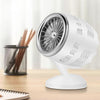 Double-leaf Turbine USB Mini Fan for Office Desktop