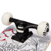 PUENTE 31-inch Skateboard 7-layer Maple Wood Deck with T-shape Tool for Kids Adults Beginners