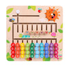 Multifunction Wooden Counting Cognitive Board Creative Early Education Math Toy