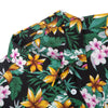 Turn-down Collar Floral Leaf Printed Men Shirt