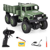 JJRC Q69 1:18 2.4G Six-wheeled RC Military Truck - RTR 10km/h Speed