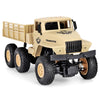JJRC Q69 1:18 2.4G Six-wheeled RC Military Truck - RTR 10km/h Speed