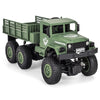 JJRC Q69 1:18 2.4G Six-wheeled RC Military Truck - RTR 10km/h Speed