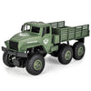 JJRC Q69 1:18 2.4G Six-wheeled RC Military Truck - RTR 10km/h Speed