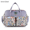 Insular 6068 Nylon Diaper Bag Water Resistant Mother Nappy Handbag Outdoor