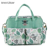 Insular 6068 Nylon Diaper Bag Water Resistant Mother Nappy Handbag Outdoor