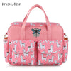 Insular 6068 Nylon Diaper Bag Water Resistant Mother Nappy Handbag Outdoor