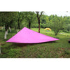 Triangle Sun Shade Sail Foldable Wear-resisting Waterproof Silver Coated Oxford Cloth Canopy Tarpaulin