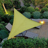 Triangle Sun Shade Sail Foldable Wear-resisting Waterproof Silver Coated Oxford Cloth Canopy Tarpaulin