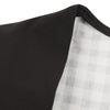 Vintage Plaid Women Dress Sweetheart Neck Short Sleeve High Waist Big Hem