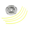 Aluminum Alloy Grass Trimmer Head with 4 Mowing Lines Lawn Mower Accessories