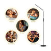 8111 LED Floor Light Folding Flexible Gooseneck Dimmable Remote Control Lamp 1000lm